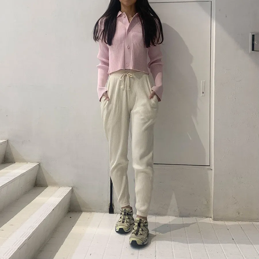 【CFCL/シーエフシーエル】<br>FLUTED CROPPED SHIRT CARDIGAN <br>CF007KE111