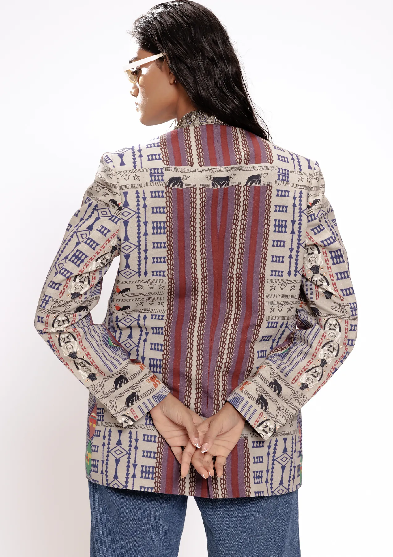 CHIDIYA GHAR BLAZER (embroidered0