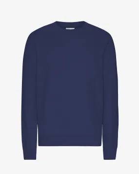 Classic Organic Crew - Marine Blue