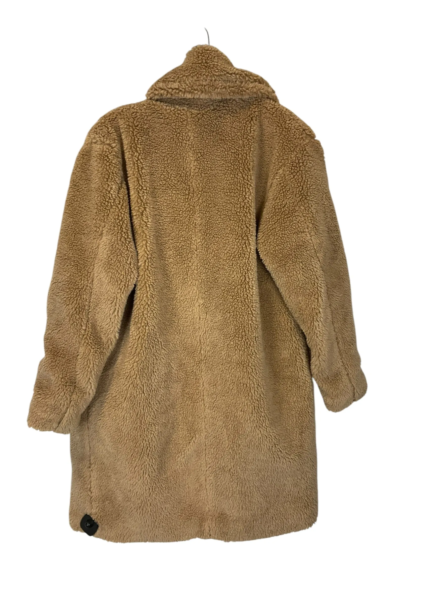 Coat Faux Fur & Sherpa By Kenneth Cole In Brown, Size: S