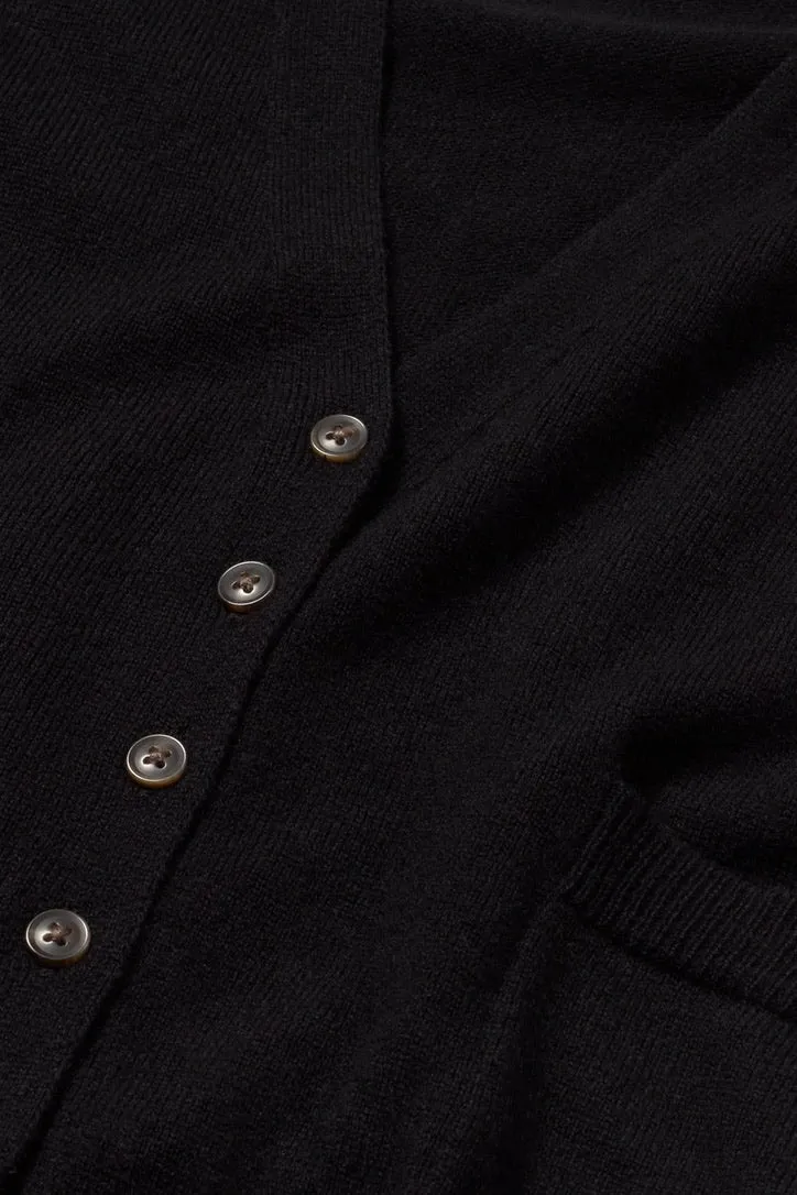 Cocoon Cardigan in Black