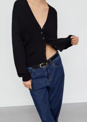Cocoon Cardigan in Black