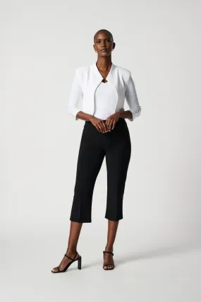 Cropped Classic Straight Pant Style 143105 | Black