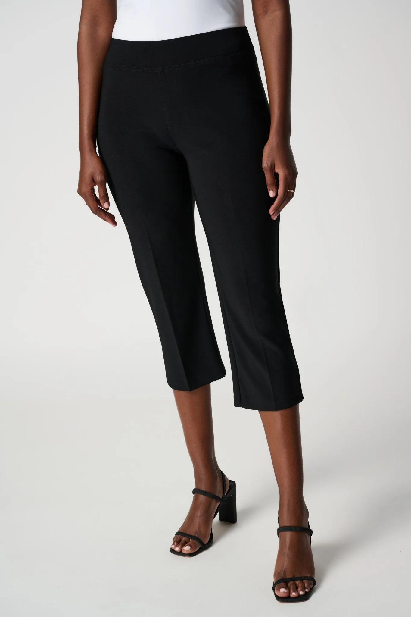 Cropped Classic Straight Pant Style 143105 | Black