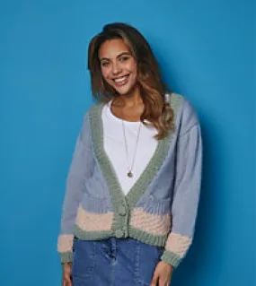 Cygnet Chunky - Pastel Cardigan (CY1539) [Free Download]