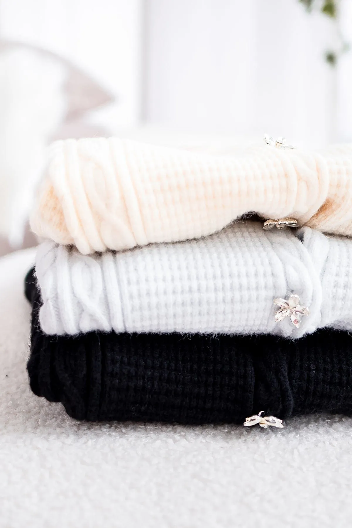 DANIELLE WEAVED CARDIGAN IN CREAM