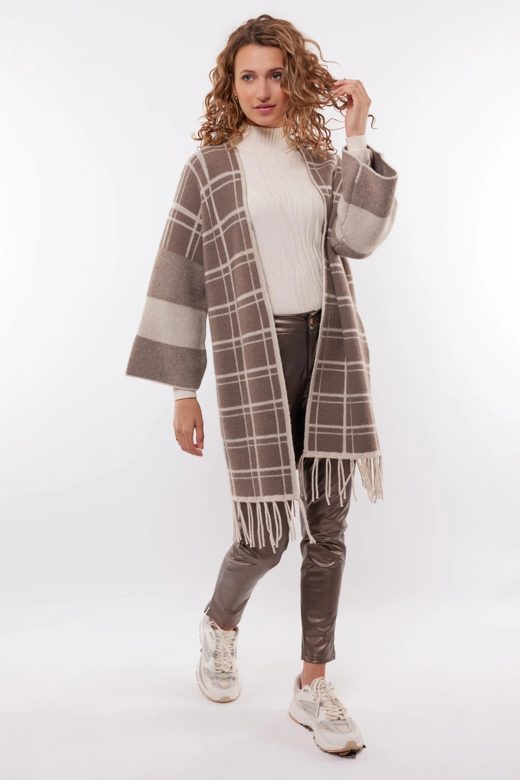 Danna cardigan | Bronze/Sand
