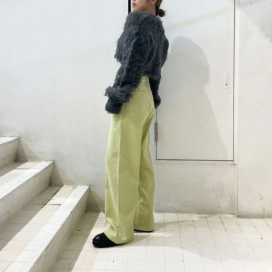 【determ/デターム】<br>Cropped Shaggy Cardigan <br>DT42KN02