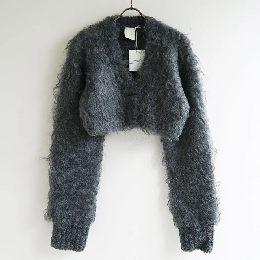 【determ/デターム】<br>Cropped Shaggy Cardigan <br>DT42KN02