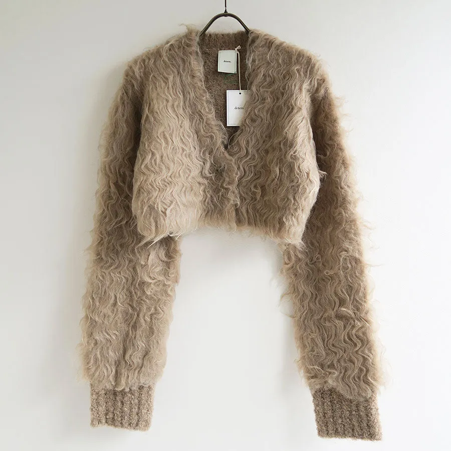 【determ/デターム】<br>Cropped Shaggy Cardigan <br>DT42KN02