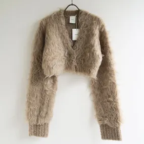 【determ/デターム】<br>Cropped Shaggy Cardigan <br>DT42KN02