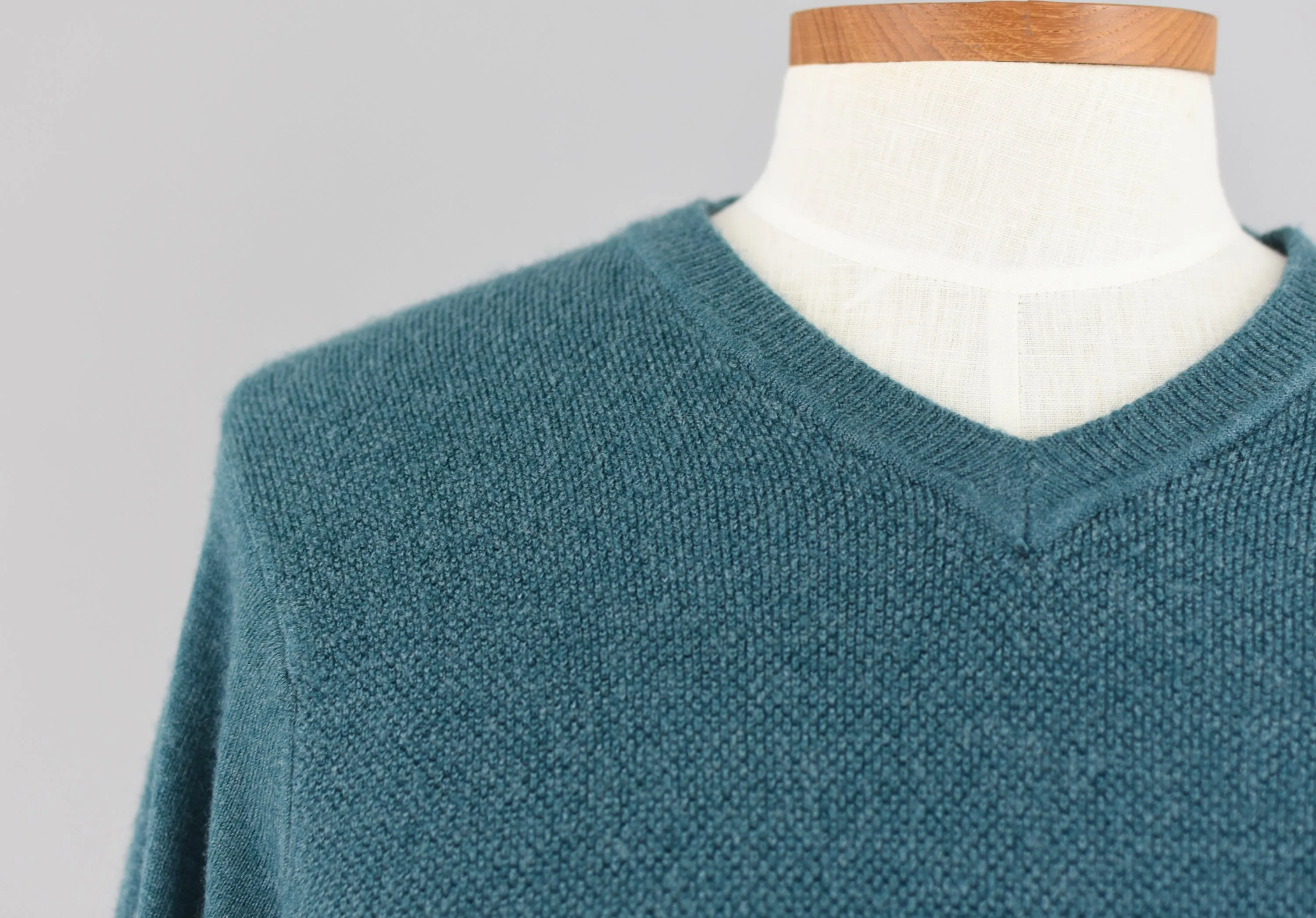 Dockers Teal Acrylic Knit Pullover Sweater Men's Medium