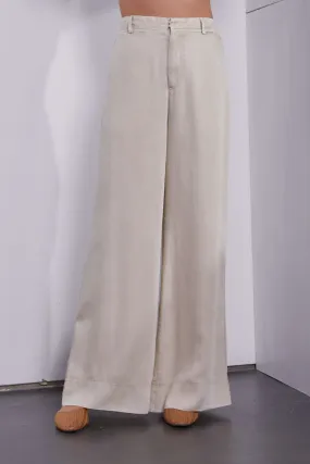 Elastic High Waist Leg Pants