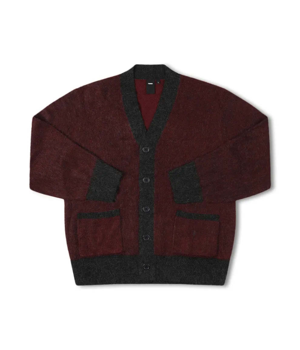 FORMER CA Blush Cardigan - ROSE RED