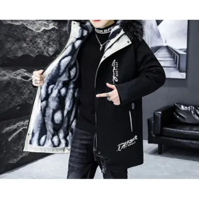 Forpakn - Parka Winterjas Heren – Lang Model met Afneembare Bontkraag en Warme Voering