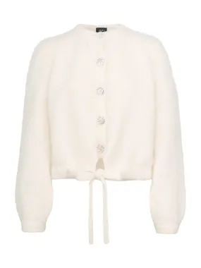Franca Lux Chunky Cardigan - White