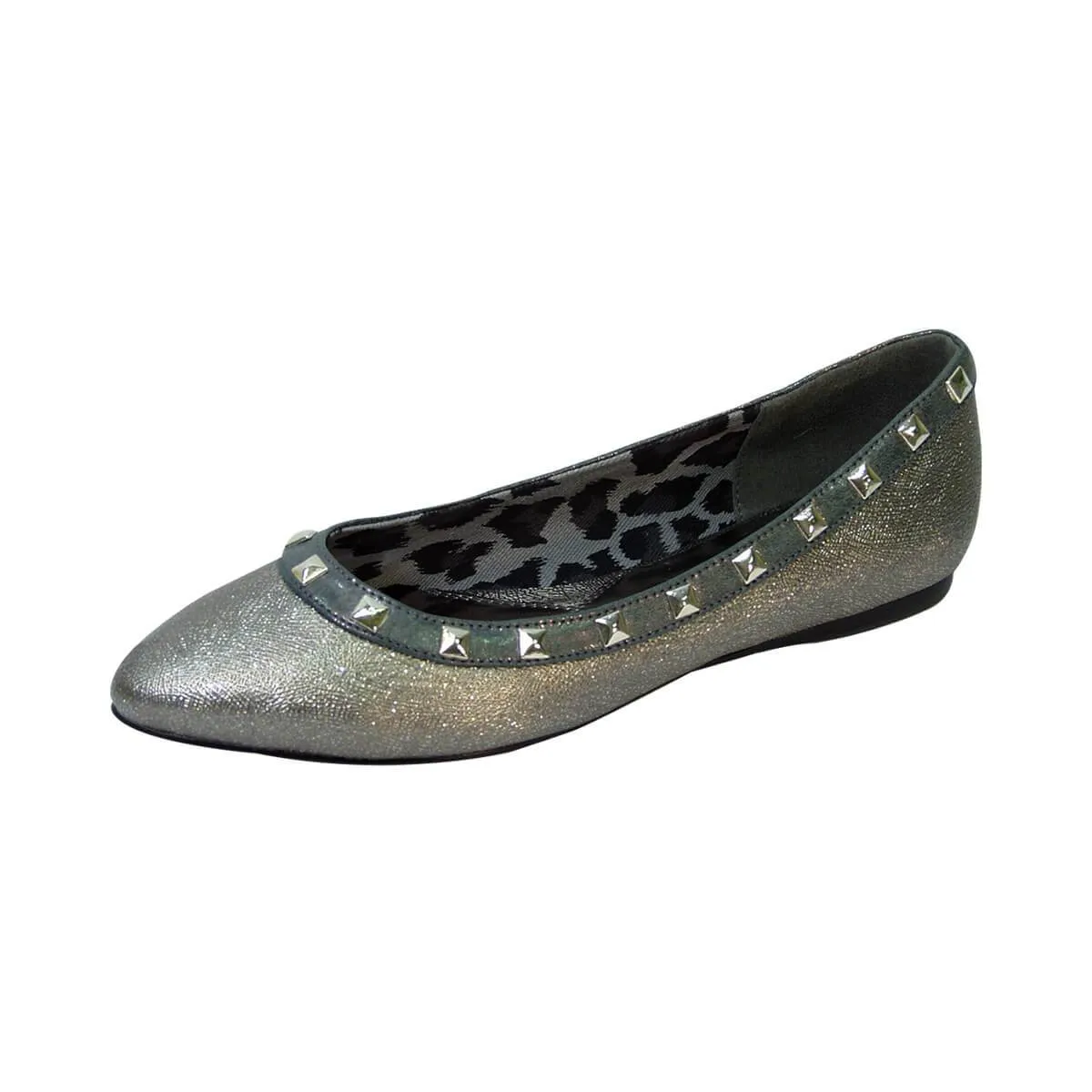 FUZZY Emily Women's Wide Width Dress Casual Flats