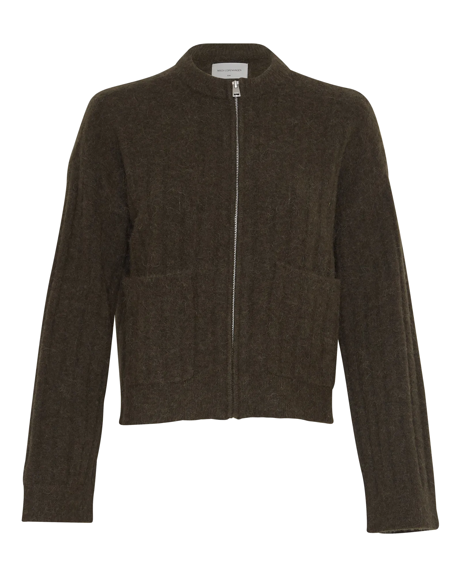 Gertrude Nenaya Zip Cardigan - Forest Night