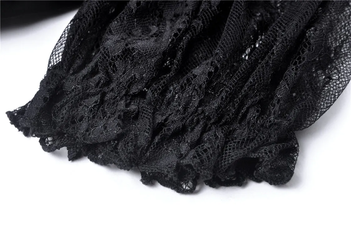 Gothic lolita lace-up chiffon dress DW264