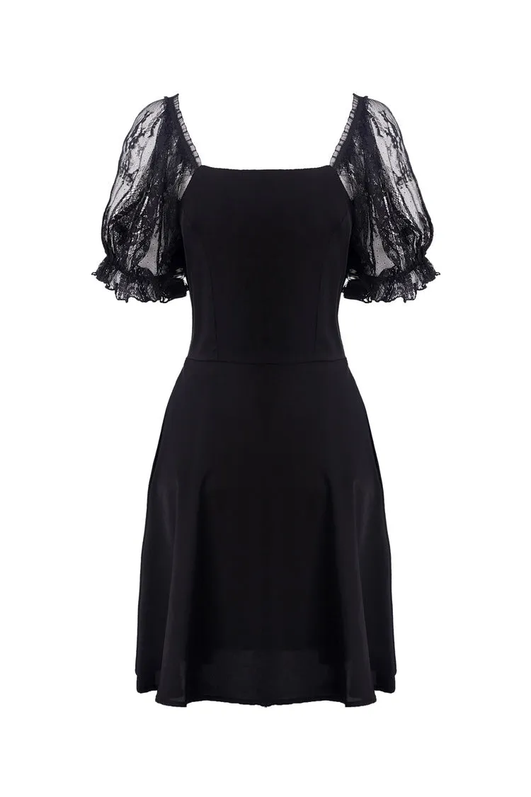 Gothic lolita lace-up chiffon dress DW264