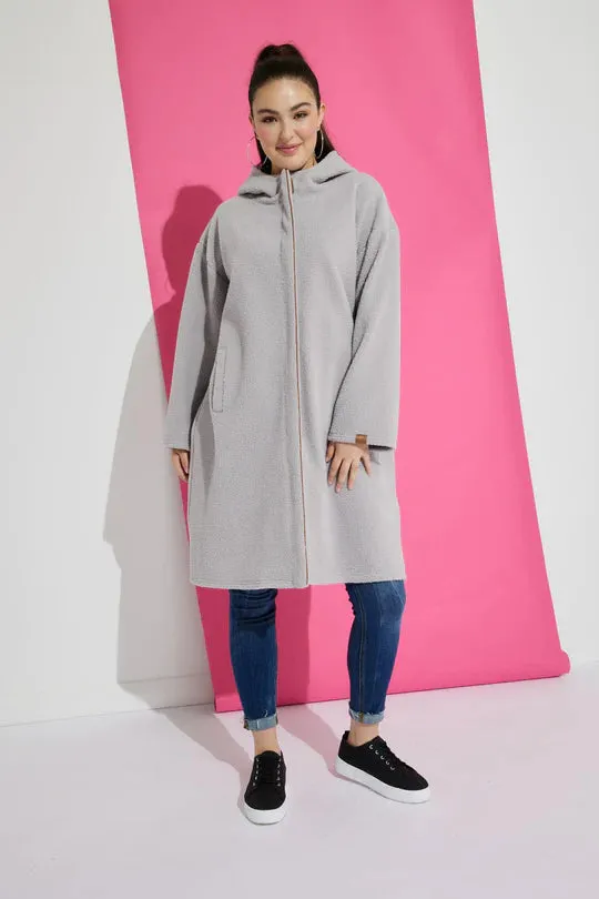 Grey Teddy Jacket