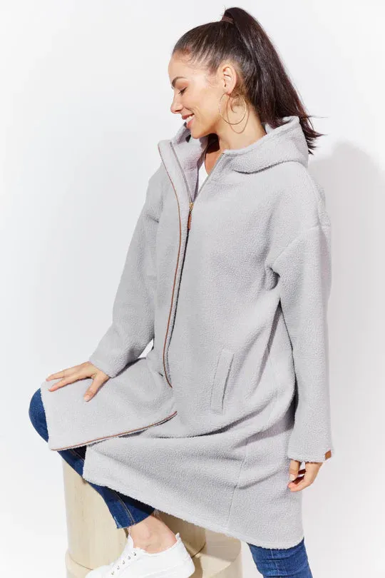 Grey Teddy Jacket
