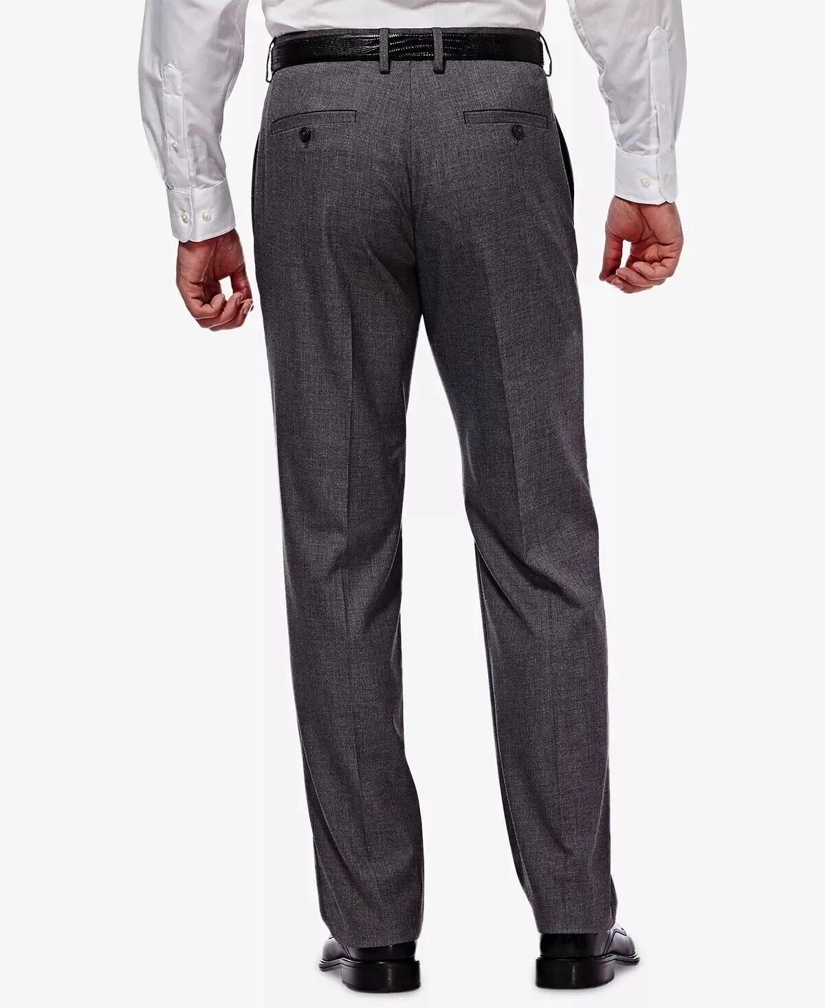 Haggar Mens Classic Fit Dress Suit Pants Grey 36 x 30