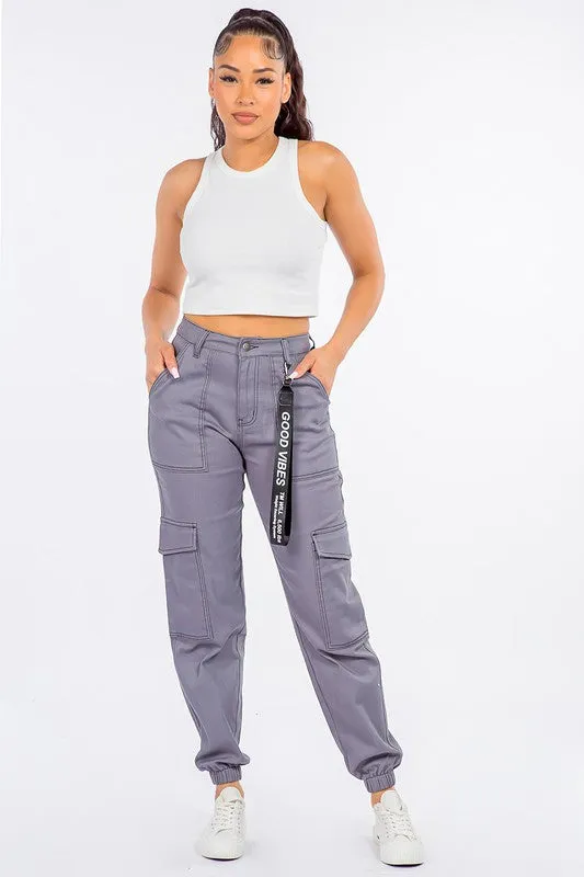 High Waist DenimJoggers