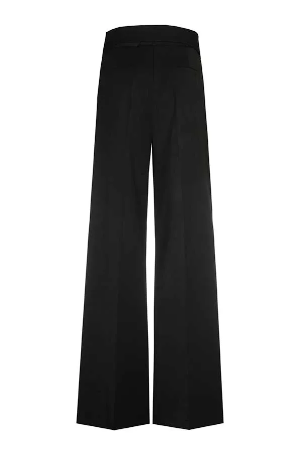 HIGH WAIST WIDE LEG TROUSERS