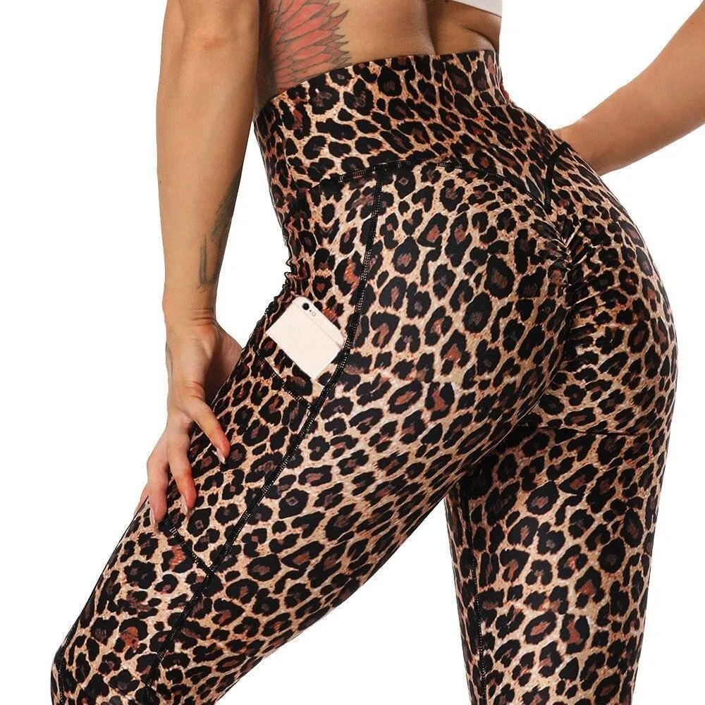 High Waist Yoga Pants With Pockets