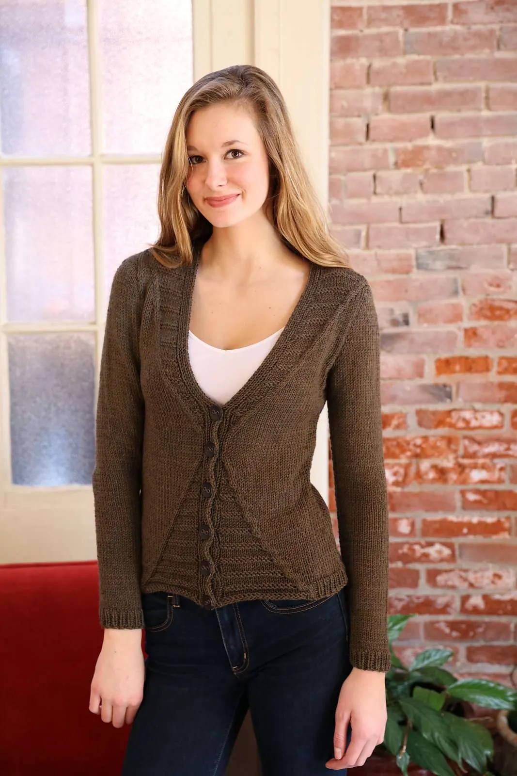Horizontal Rib Cardigan by Vladimira Ilkovicova