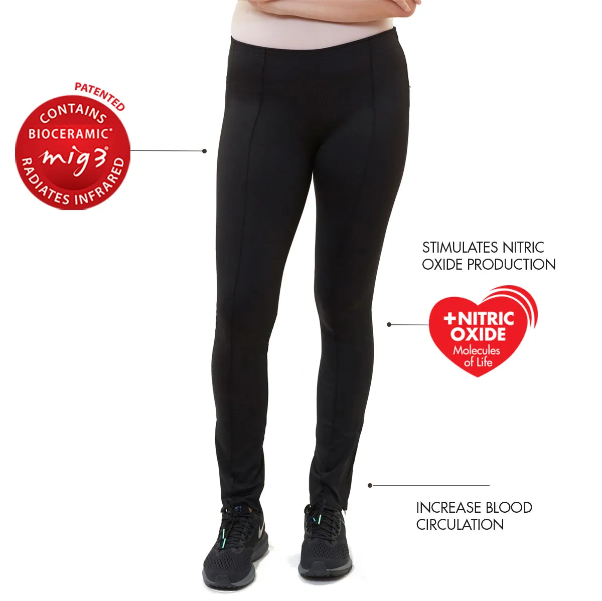 Invel® Active Skinny Pants with Bioceramic MIG3® Far-Infrared Technology