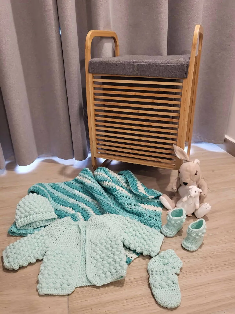 It’s So Yarn Handmade Crochet Baby set