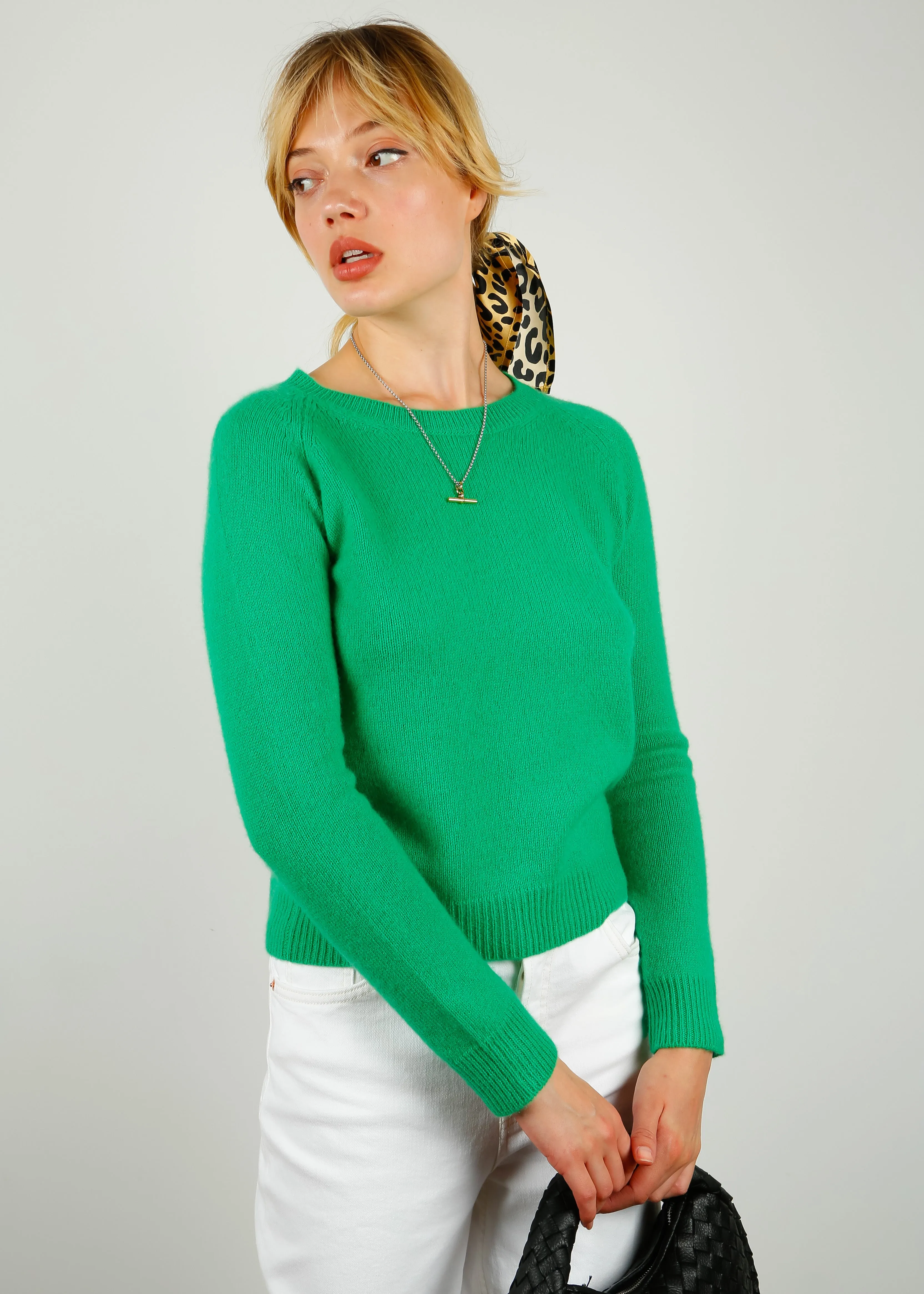 JU Crop Crew in Bright Green