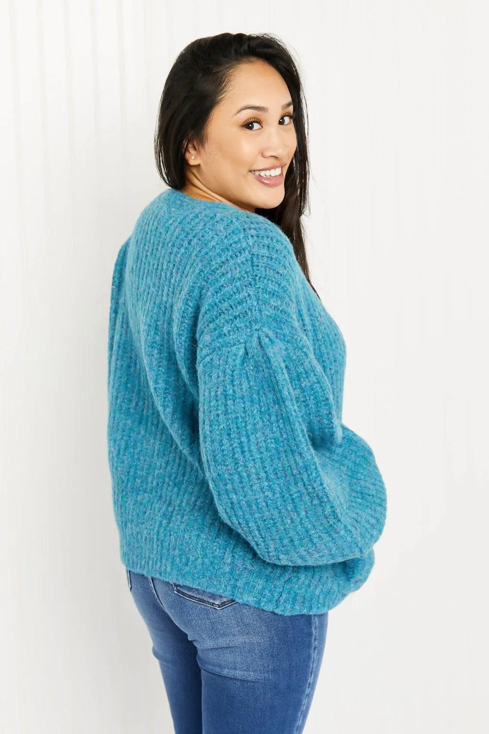 Just a Fling Full Size Button Down Cardigan