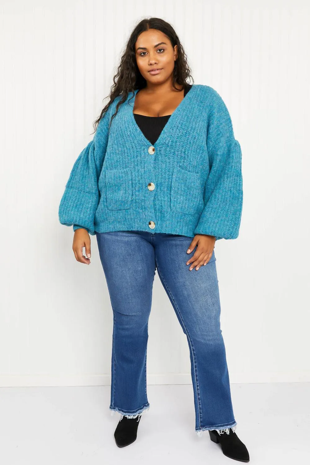 Just a Fling Full Size Button Down Cardigan