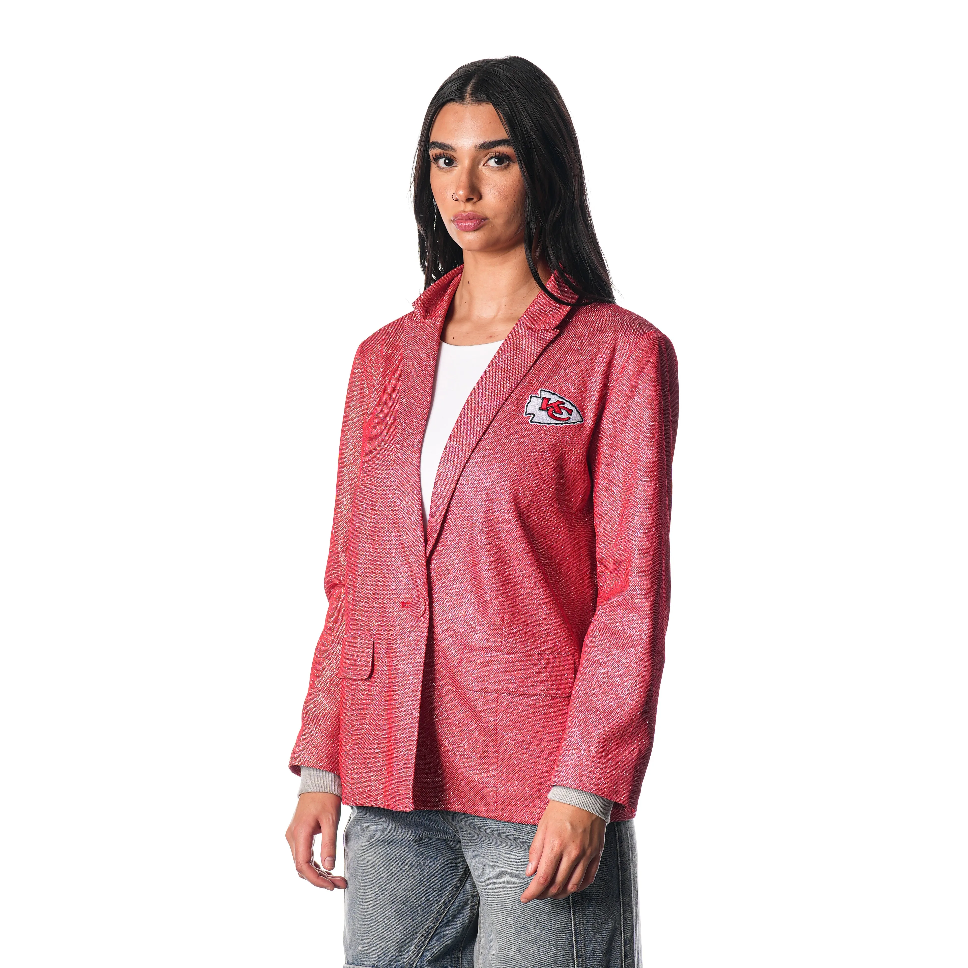 Kansas City Chiefs Hooded Blazer - Red