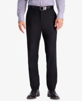 Kenneth Cole Reaction Mens Slim fit Dress Pants 33 / 30 Black Solid