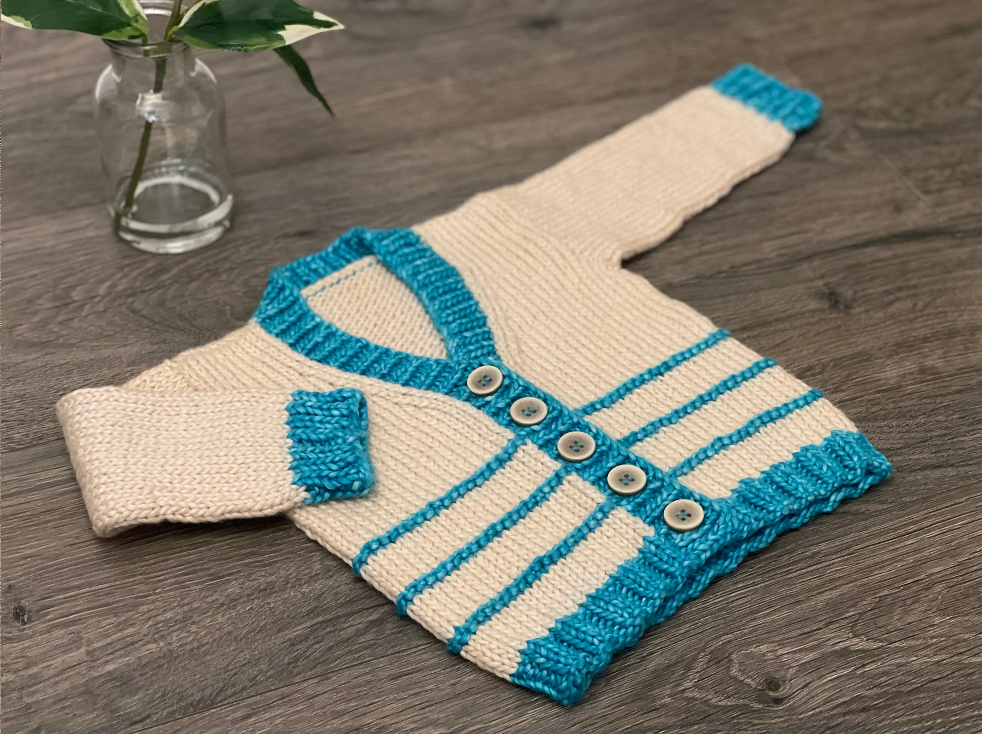 KittyBean Beanut Boca Baby Kit: Pima Cotton DK Yarn | Hand-Dyed Skeins | Layette Knitting