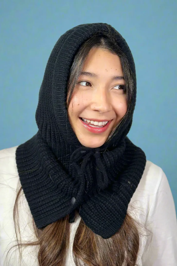 Knit Balaclava - Black