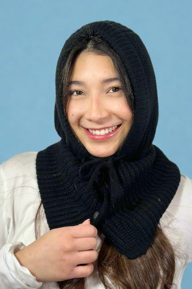 Knit Balaclava - Black