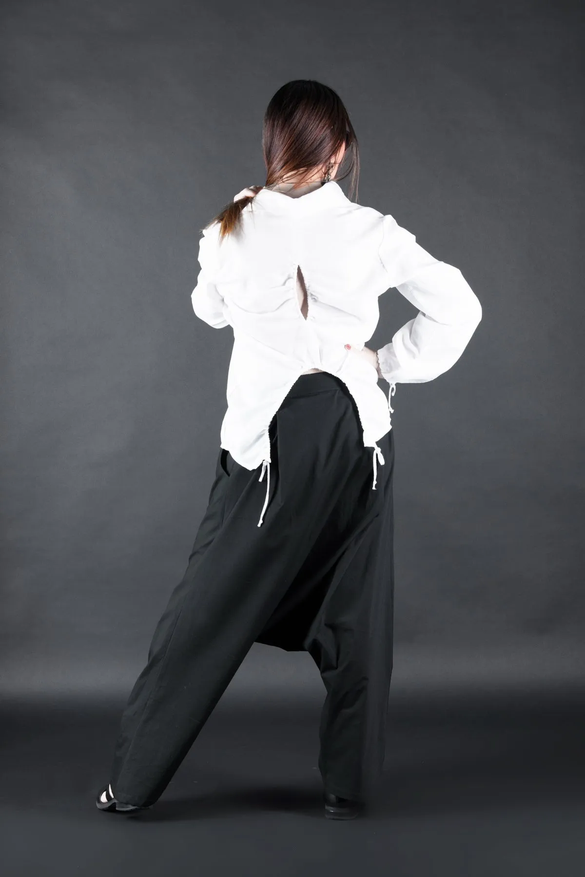 KONY Harem Drop Crotch Pants