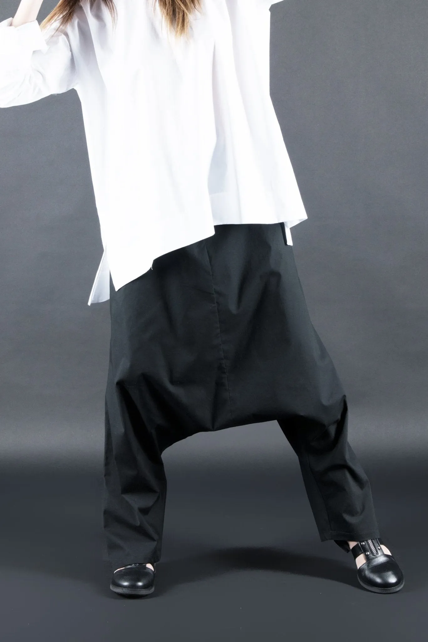 KONY Harem Drop Crotch Pants