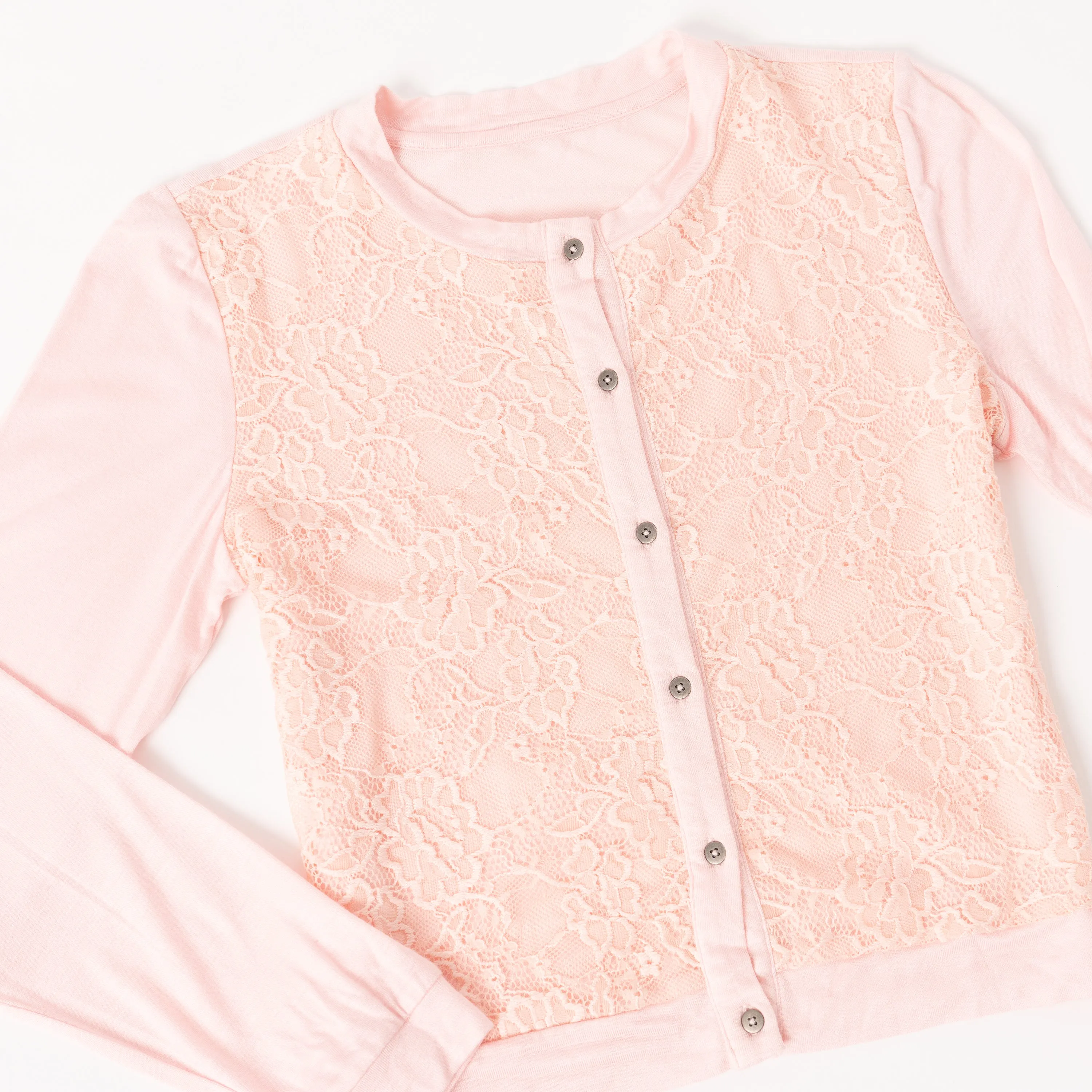 Lace Front Cardigan
