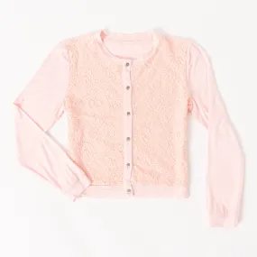 Lace Front Cardigan