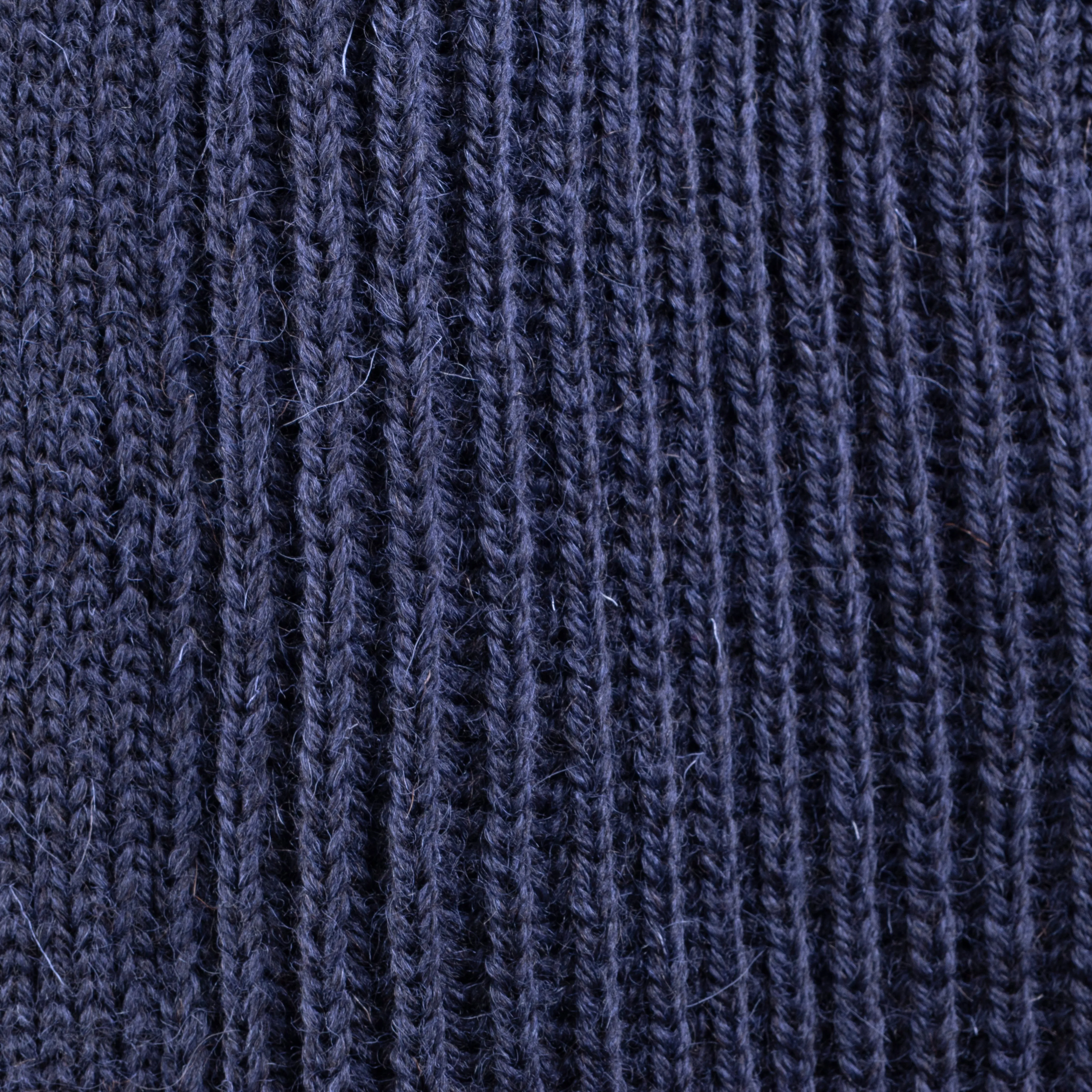 Lambswool Shawl Collar Cardigan in Navy