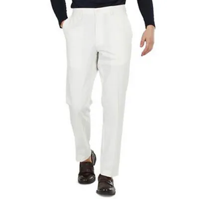 Lauren Ralph Lauren Mens Classic fit Dress Pants 36 / 29 White Solid