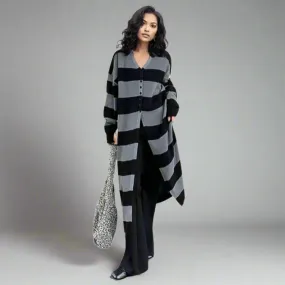 Lite Gothic Style Split Cardigan