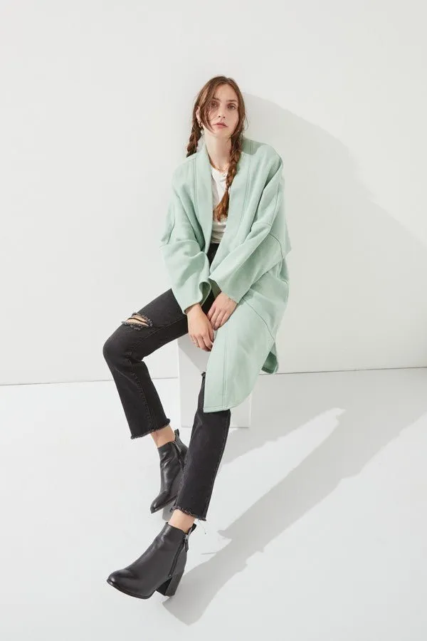 Long Oversized Knit Cardigan