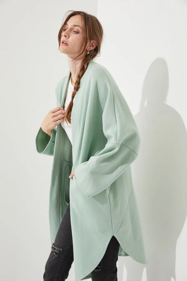 Long Oversized Knit Cardigan